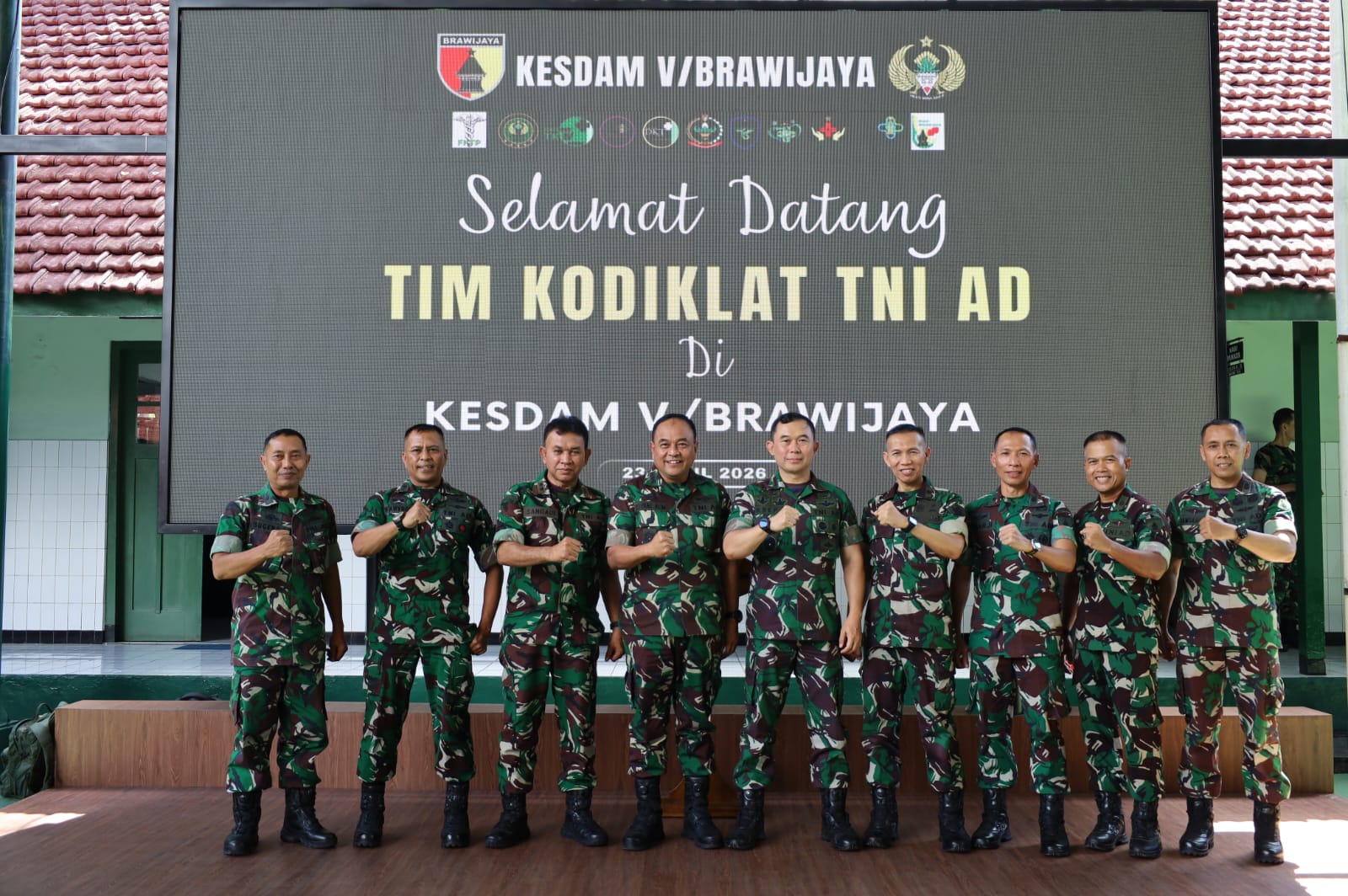 Audensi Kegiatan Pengkajian Analis oleh Tim Kodiklat TNI AD di Kesdam V/ Brawijaya
